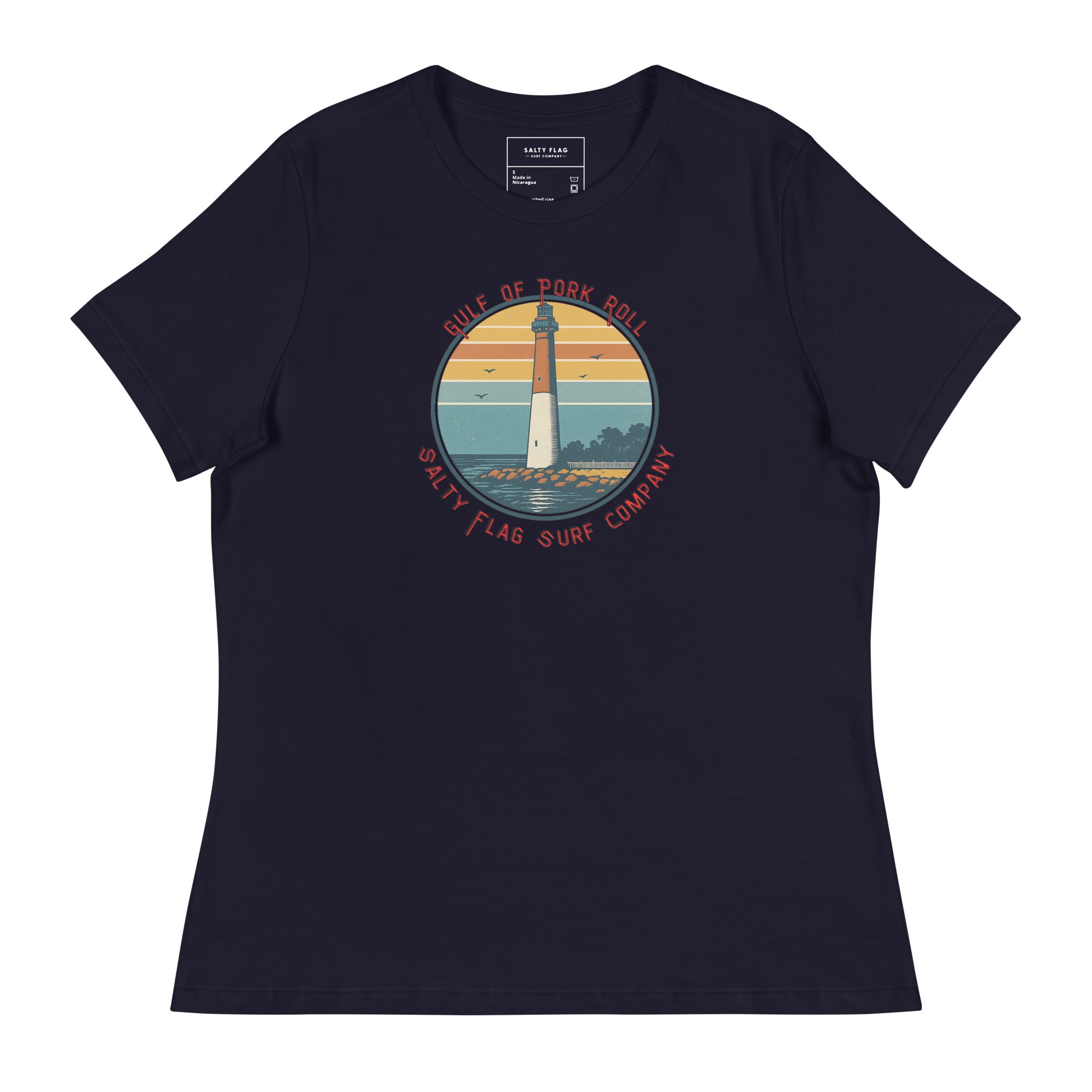 Gulf of Pork Roll Women's Relaxed T-Shirt - Get Tight Gear