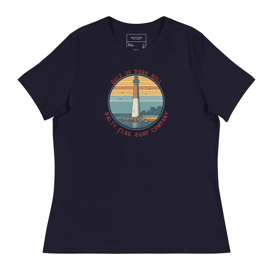 Gulf of Pork Roll Women's Relaxed T-Shirt - Get Tight Gear