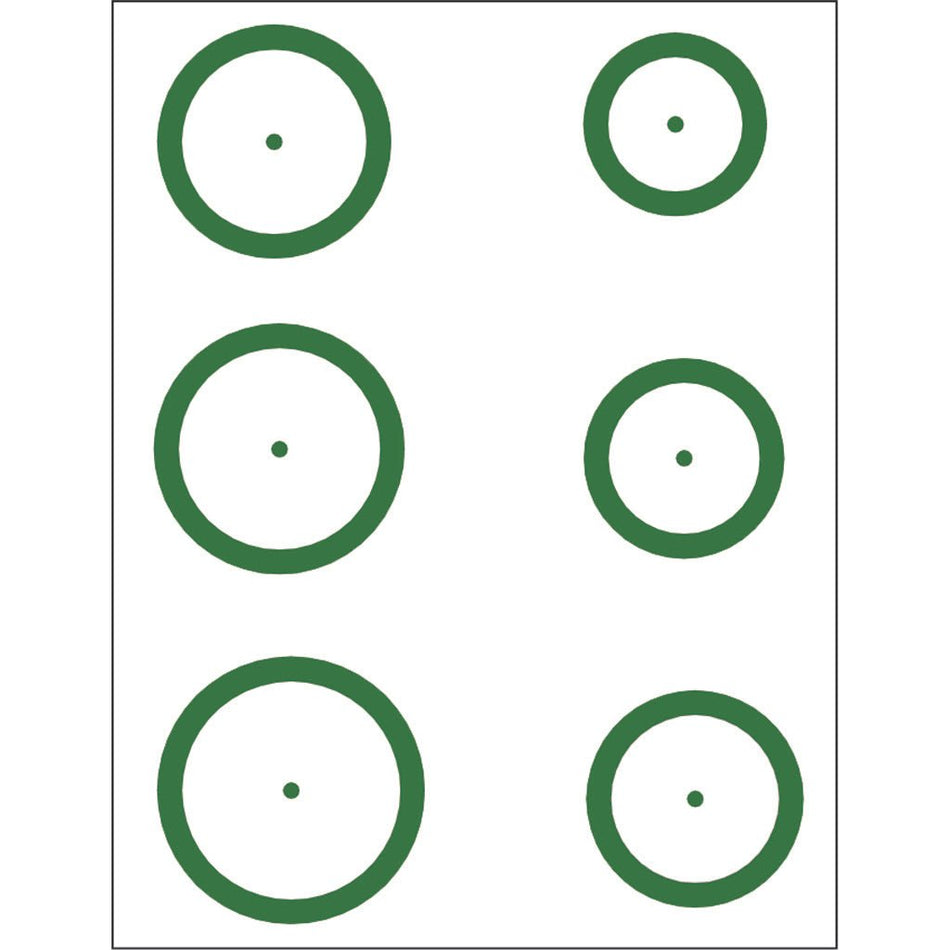 Gunstar Magnum Target Reticle Set Green - Get Tight Gear