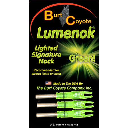 GWS Lighted Nocks Green S 3 pk. - Get Tight Gear