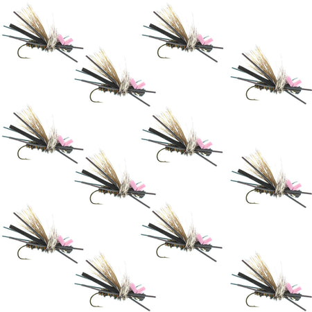Gypsy King Hopper Foam Body Grasshopper Fly - 1 Dozen Flies Hook Size 10 - Get Tight Gear
