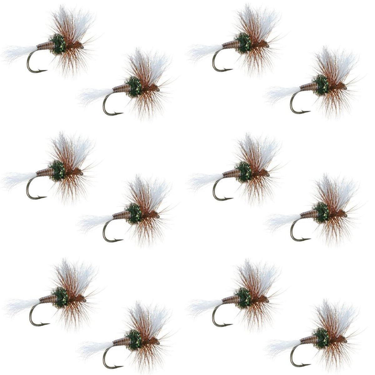 H & L Variant Classic Dry Fly - 1 Dozen Flies Hook Size 12 - Get Tight Gear