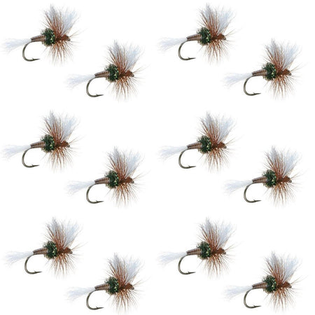 H & L Variant Classic Dry Fly - 1 Dozen Flies Hook Size 12 - Get Tight Gear