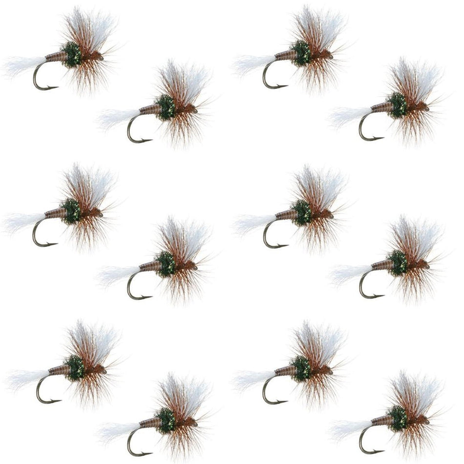 H & L Variant Classic Dry Fly - 1 Dozen Flies Hook Size 12 - Get Tight Gear