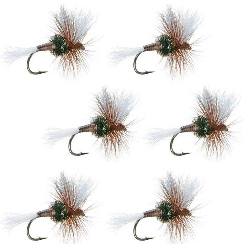 H & L Variant Classic Dry Fly - 6 Flies Hook Size 10 - Get Tight Gear