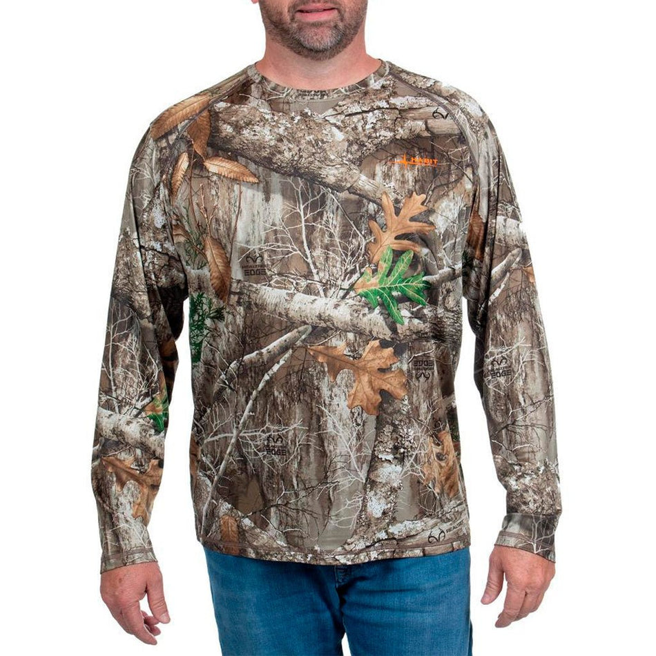 Habit Men's Siesta Cape Long Sleeve Perf Tee L - Realtree Edge - Get Tight Gear