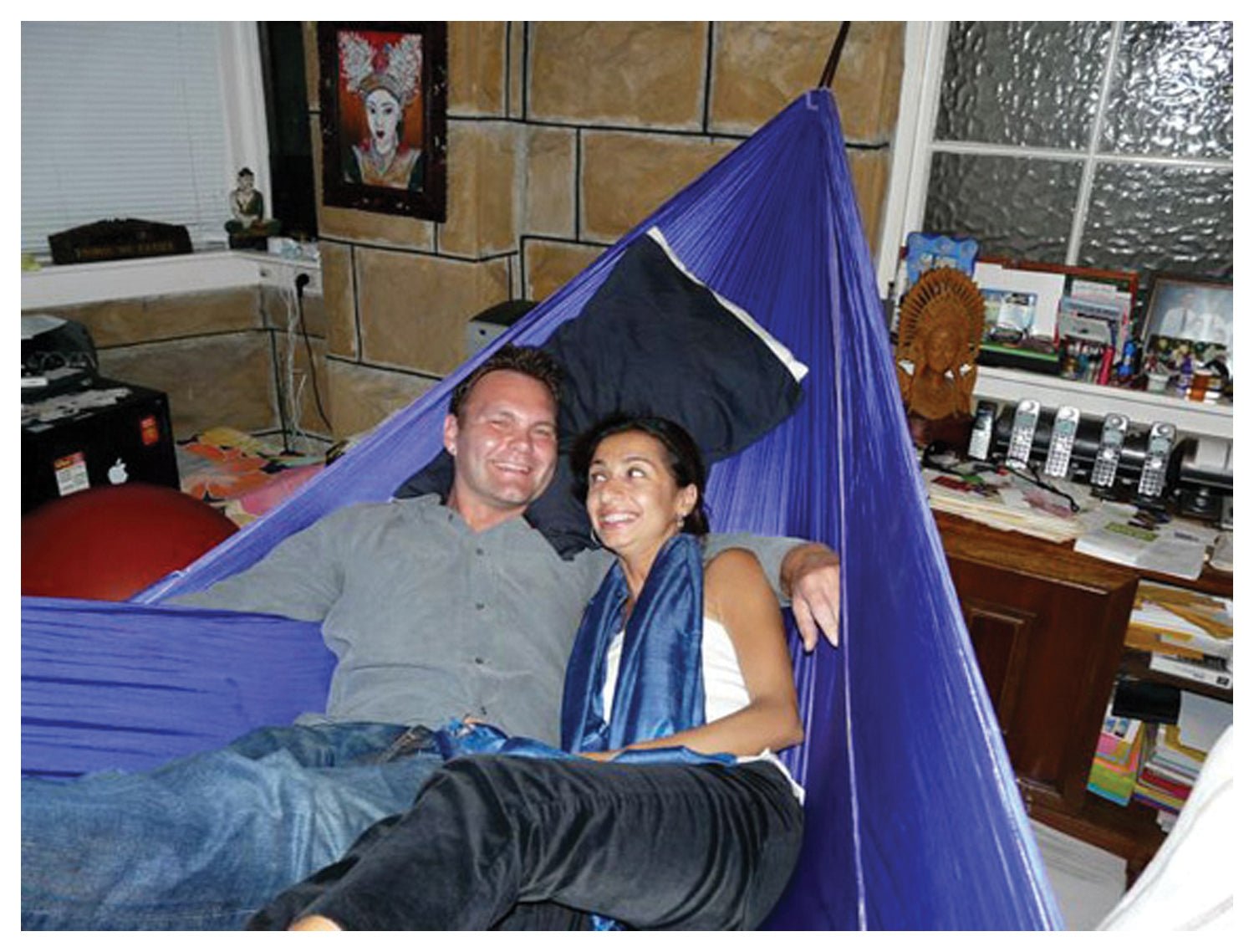 Hammock Bliss Double Blu/Purpl - Get Tight Gear