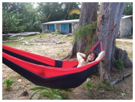 Hammock Bliss Single Navy/Red - Get Tight Gear