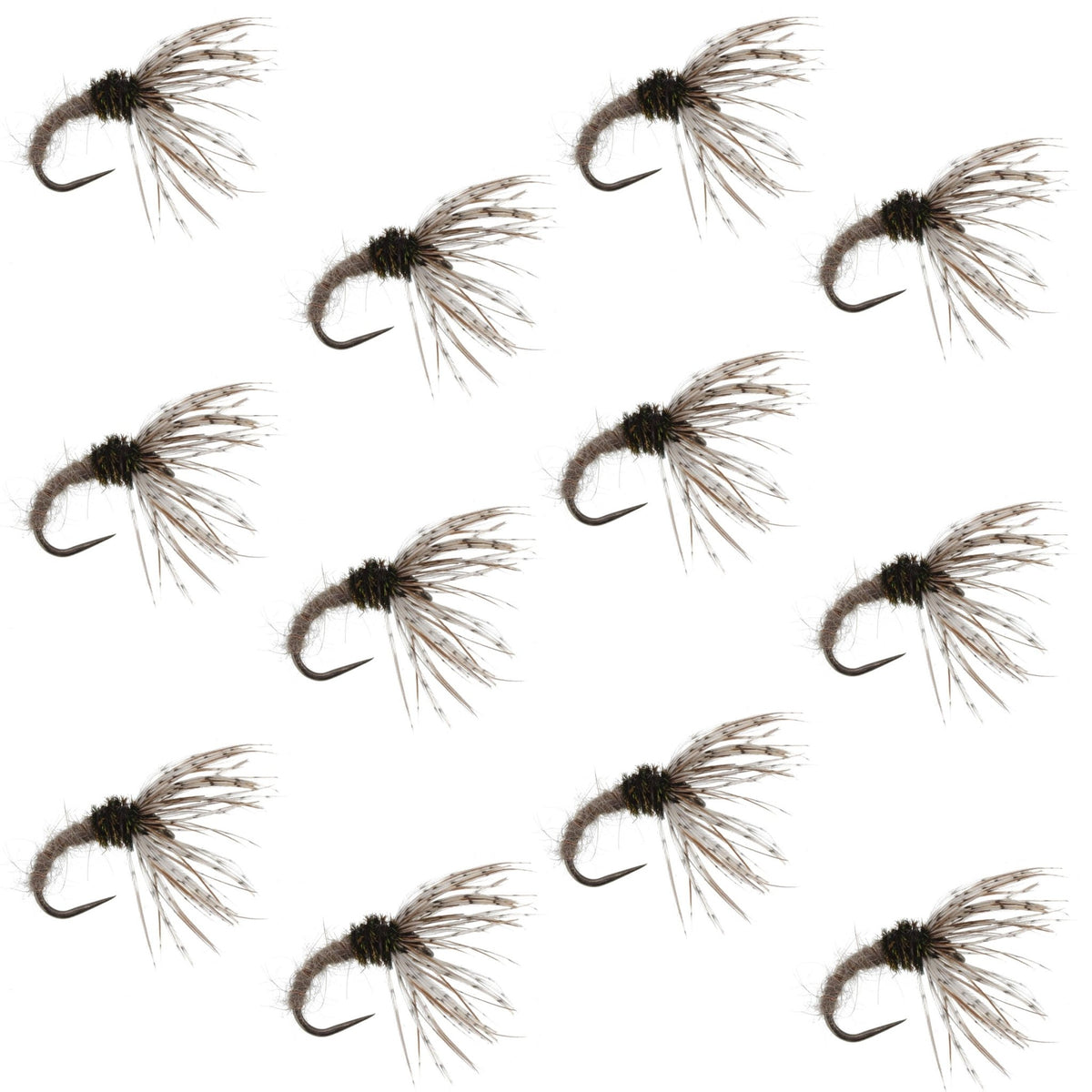 Hares Ear Sakasa Kebari - 12 Tenkara Flies - Size 12 - Get Tight Gear