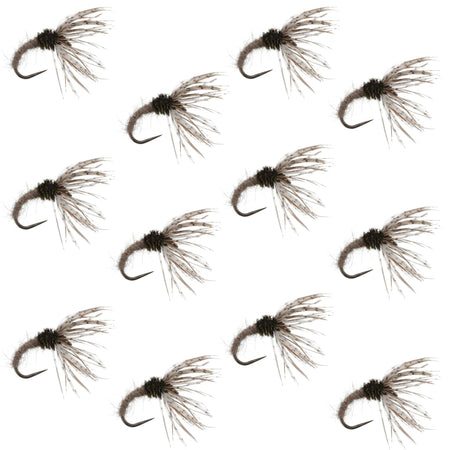 Hares Ear Sakasa Kebari - 12 Tenkara Flies - Size 12 - Get Tight Gear