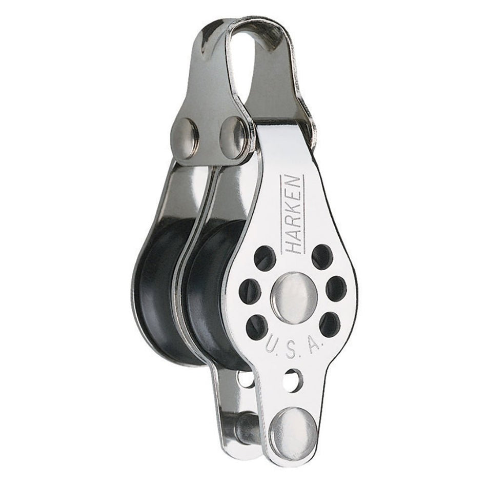 Harken 22mm Double Micro Block w/Becket - Get Tight Gear