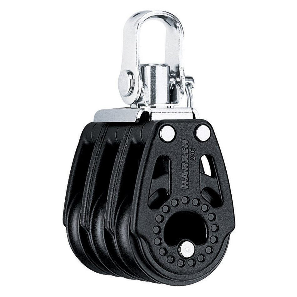 Harken 29mm Triple Carbo Air Block w/Swivel - Get Tight Gear