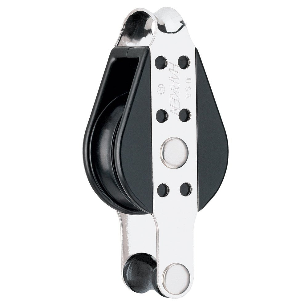 Harken 38mm Single Big Bullet Block w/Becket - Get Tight Gear