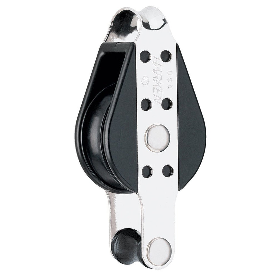 Harken 38mm Single Big Bullet Block w/Becket - Get Tight Gear