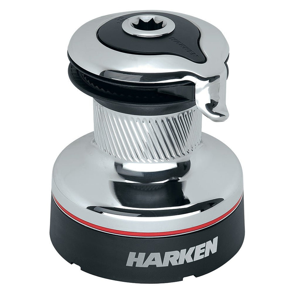 Harken 40 Self - Tailing Radial Chrome Winch - 2 Speed - Get Tight Gear