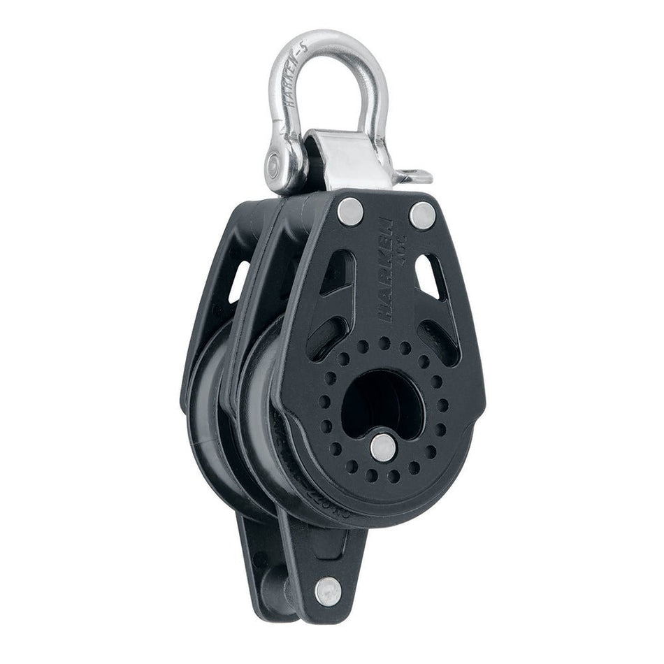 Harken 40mm Carbo Air Double Fixed Block w/Becket - Get Tight Gear