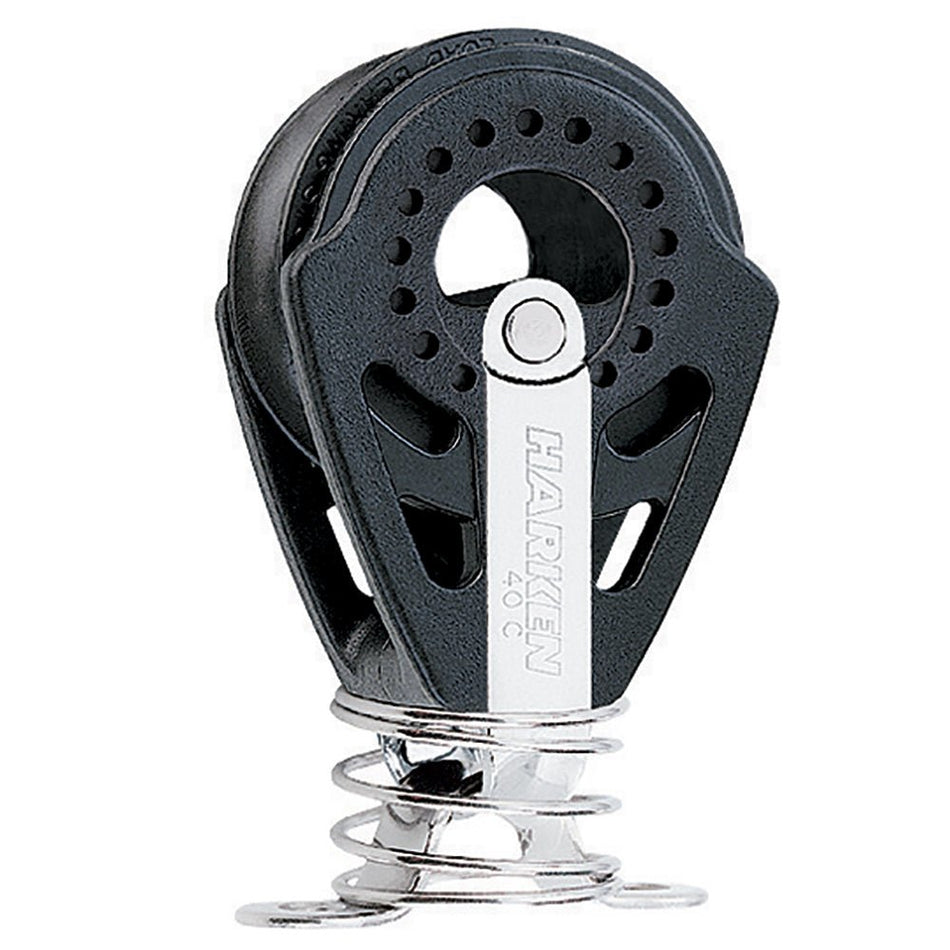 Harken 40mm Carbo Block w/Spring & Eyestrap - Get Tight Gear