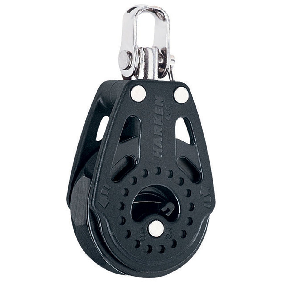 Harken 40mm Carbo Single Ratchet Block w/Swivel - Get Tight Gear