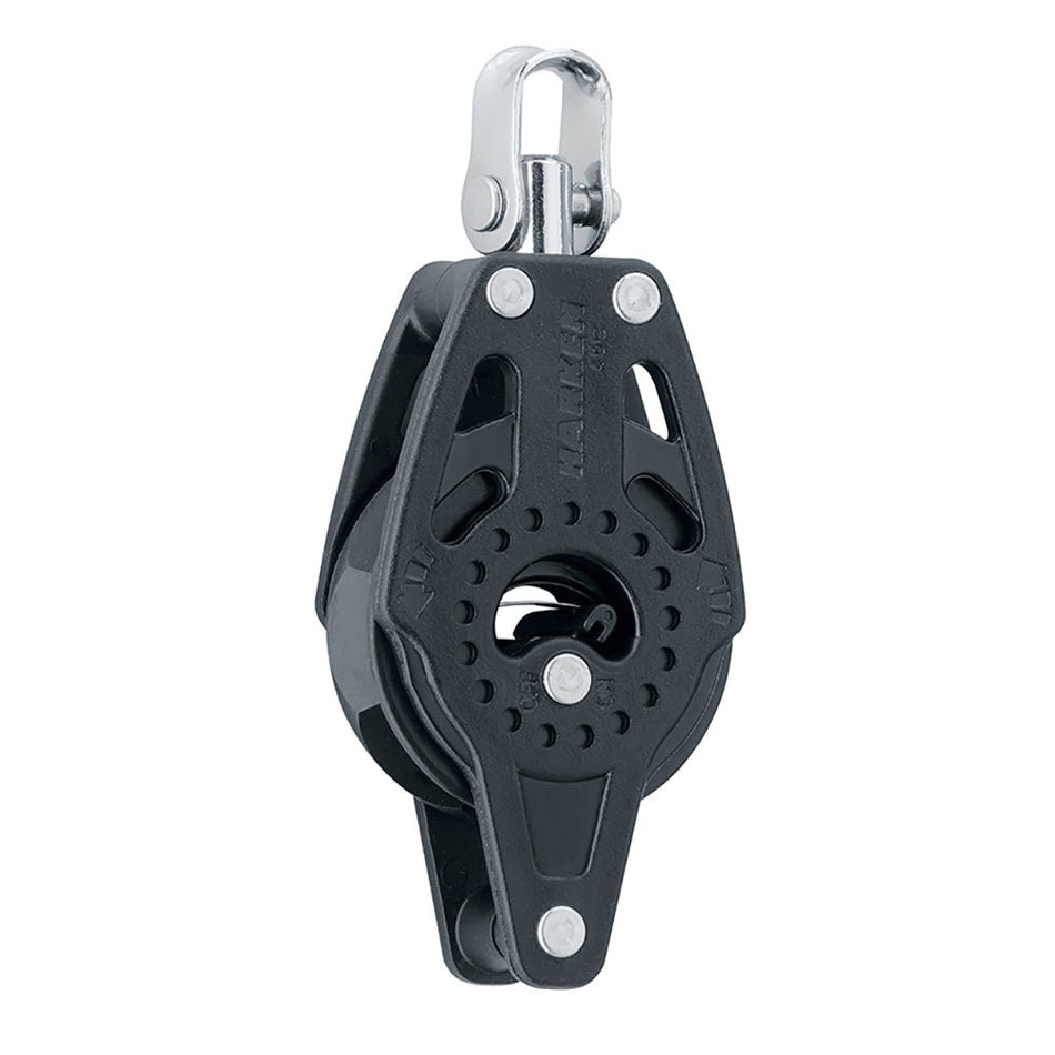 Harken 40mm Carbo Single Ratchet Block w/Swivel & Becket - Get Tight Gear