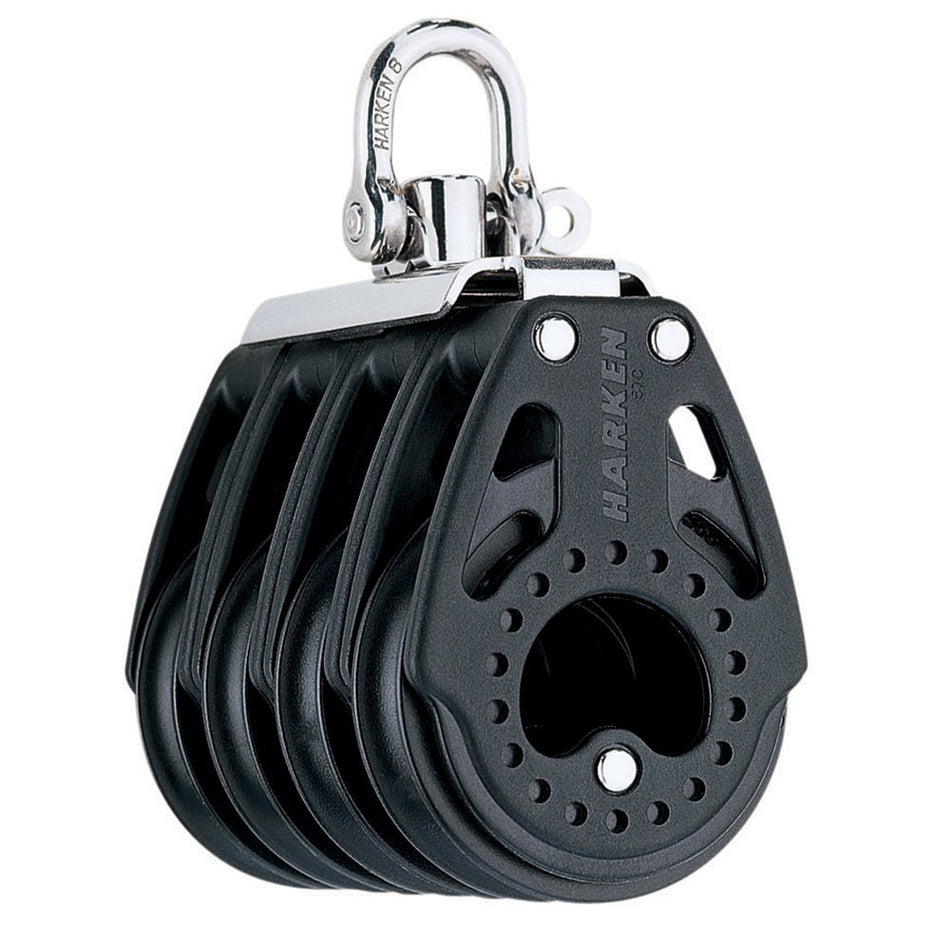 Harken 57mm Carbo Quad Block - Swivel - Get Tight Gear