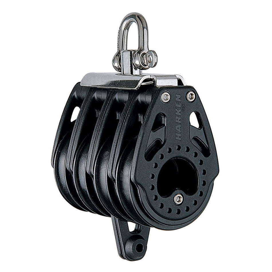 Harken 57mm Quad Block Swivel, Center Becket - Get Tight Gear