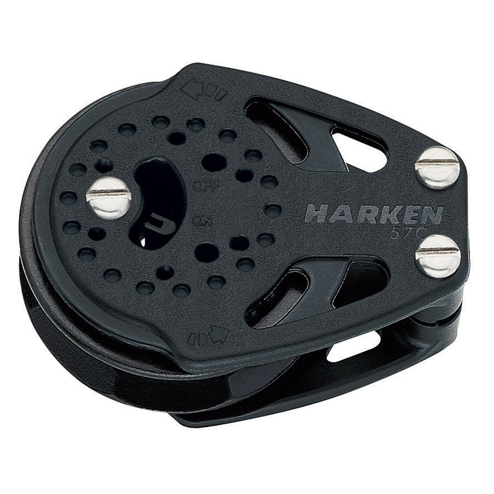 Harken 57mm Single Carbo Ratchet Cheek Block - Get Tight Gear