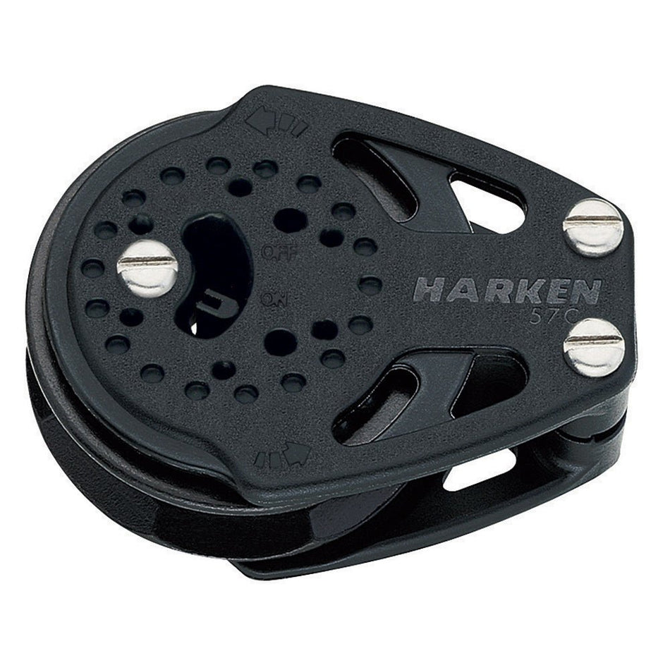 Harken 57mm Single Carbo Ratchet Cheek Block - Get Tight Gear