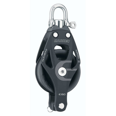 Harken 60mm Single Aluminum Element Block w/Swivel & Becket - Get Tight Gear