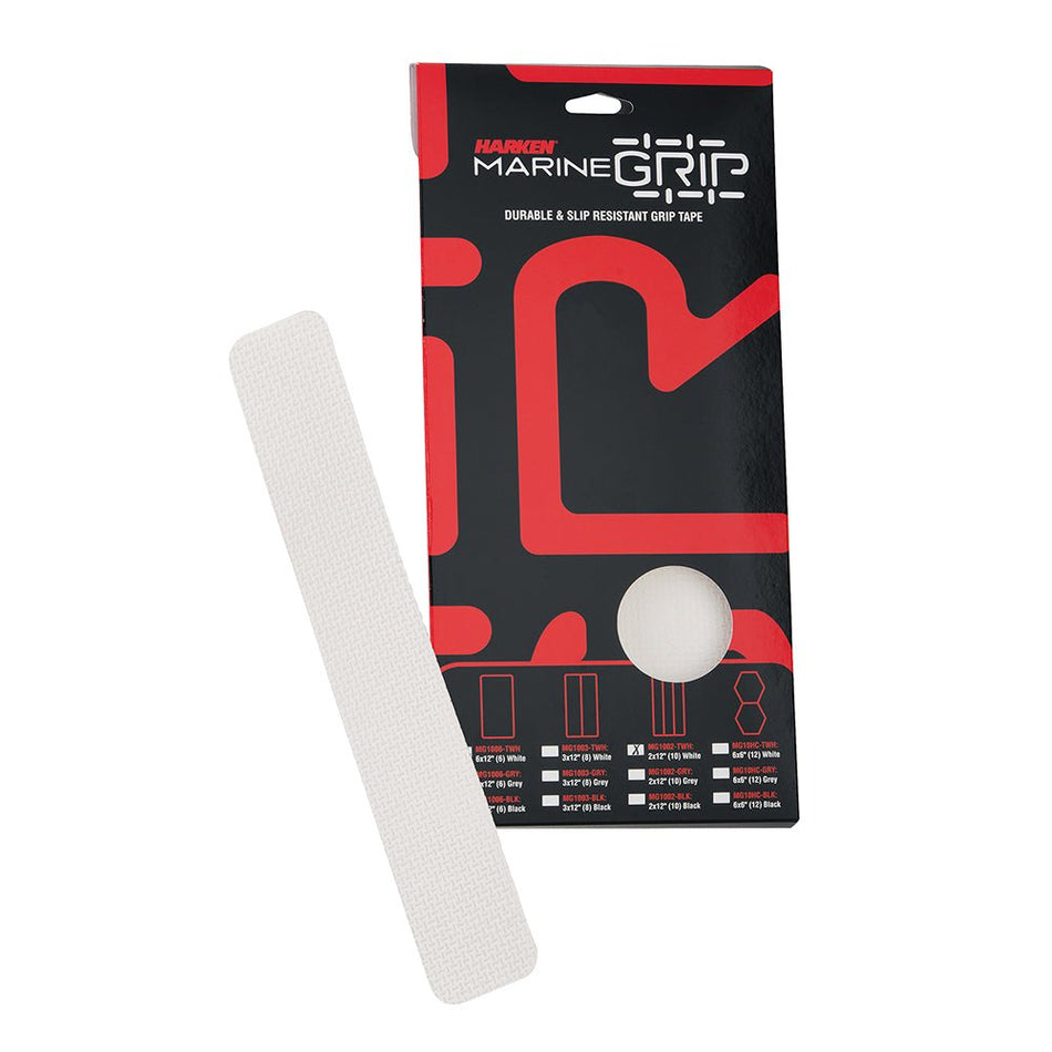 Harken Marine Grip Tape - 2 x 12" - Translucent White - 10 Pieces - Get Tight Gear