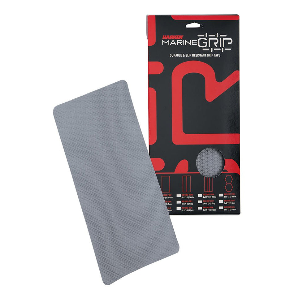 Harken Marine Grip Tape - 6 x 12" - Grey - 6 Pieces - Get Tight Gear