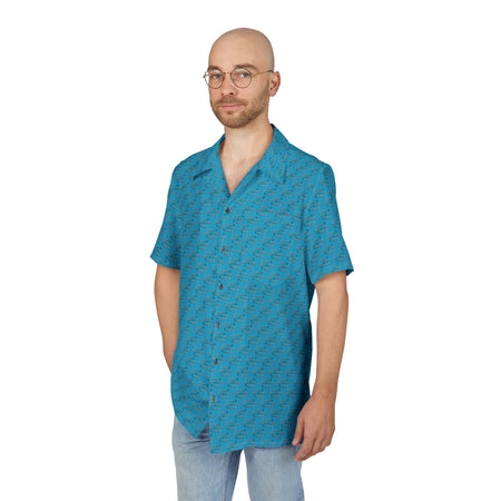 Hawaiian Fishing Shirt - Sportfish Design - Get Tight Gear