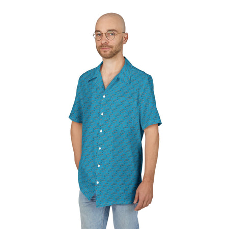 Hawaiian Fishing Shirt - Sportfish Design - Get Tight Gear