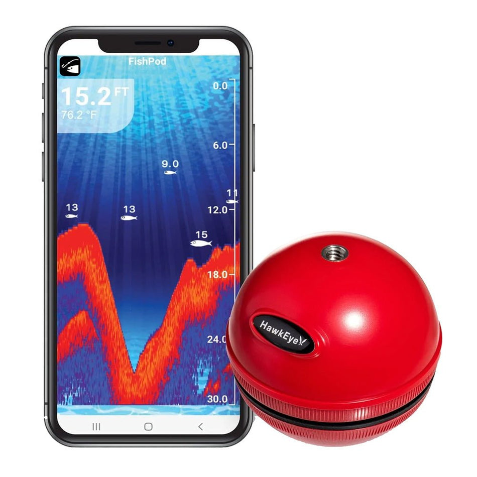 HawkEye FishPod 5X Bluetooth Fishfinder - Get Tight Gear