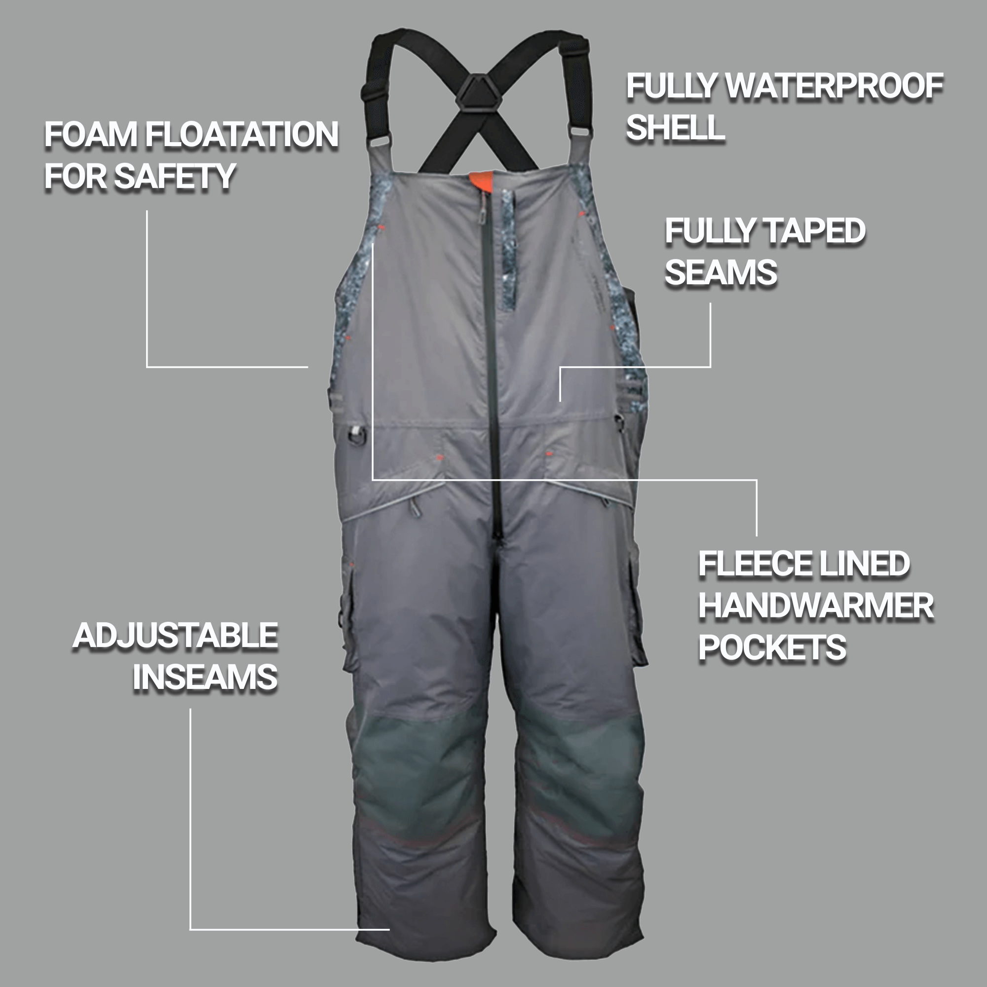 Hayward Waterproof Float Bibs - Get Tight Gear