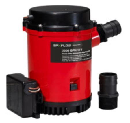 HD BIL PMP 2200 GPH W/ULT. SWIT 12V - Get Tight Gear