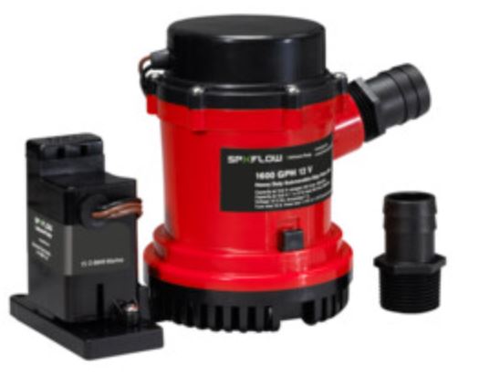 HD BILG PMP 1600 GPH W/EM SWIT 12V - Get Tight Gear