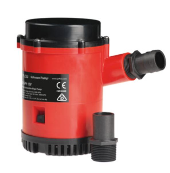 HD BILGE PUMP 2200GPH 12V NO SWITCH - Get Tight Gear