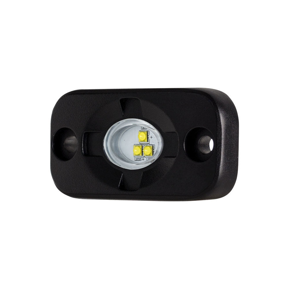 HEISE 1.5" x 3" Auxiliary Accent Lighting Pod - White - Get Tight Gear