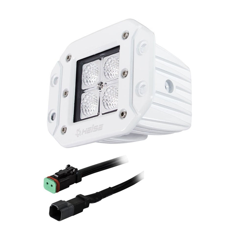 HEISE 4 LED Marine Cube Light - Flush Mount - 3" - Get Tight Gear