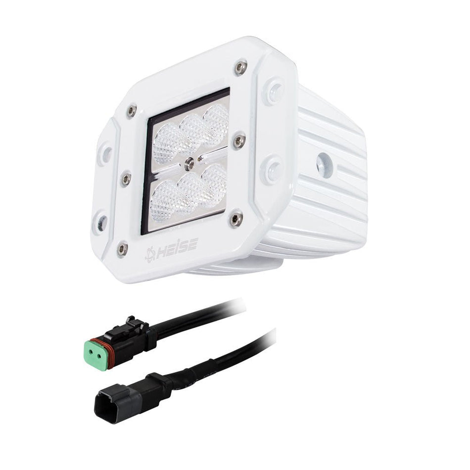 HEISE 6 LED Marine Cube Light - Flush Mount - 3" - Get Tight Gear