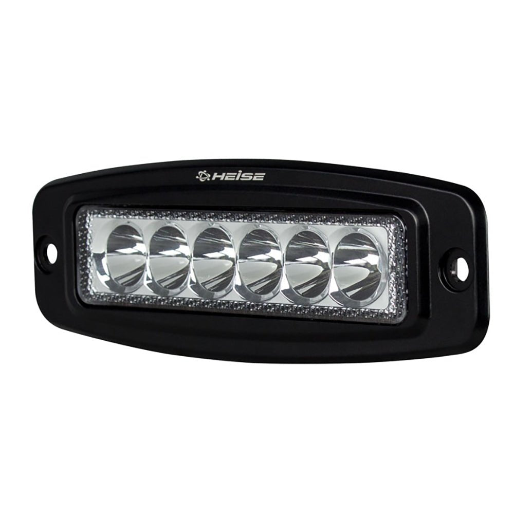 HEISE 6 LED Single Row Driving Light - Flush Mount - Get Tight Gear