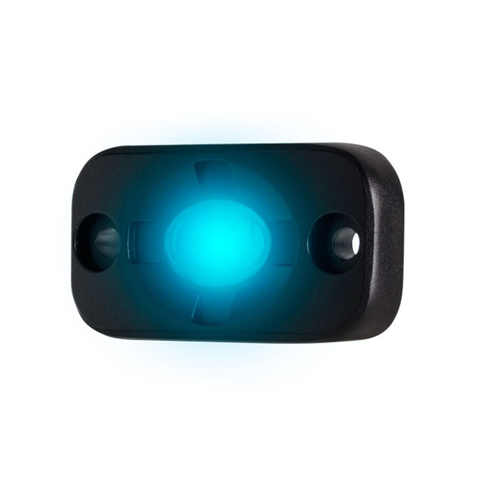 HEISE Auxiliary Accent Lighting Pod - 1.5" x 3" - Black/Blue - Get Tight Gear