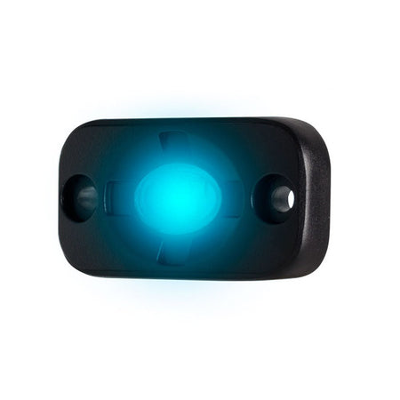 HEISE Auxiliary Accent Lighting Pod - 1.5" x 3" - Black/Blue - Get Tight Gear
