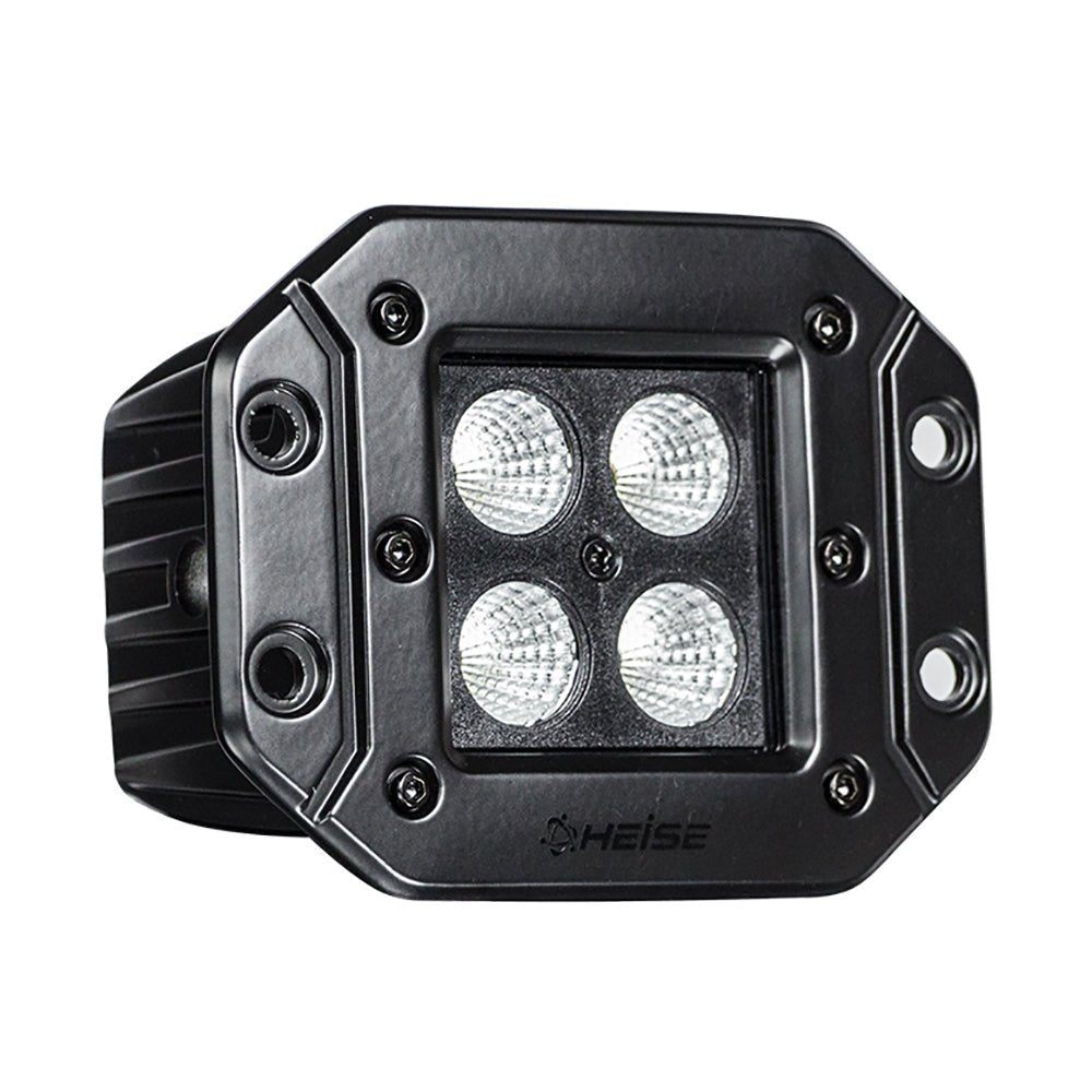HEISE Blackout LED Cube Light - Flush Mount - 3" - Get Tight Gear