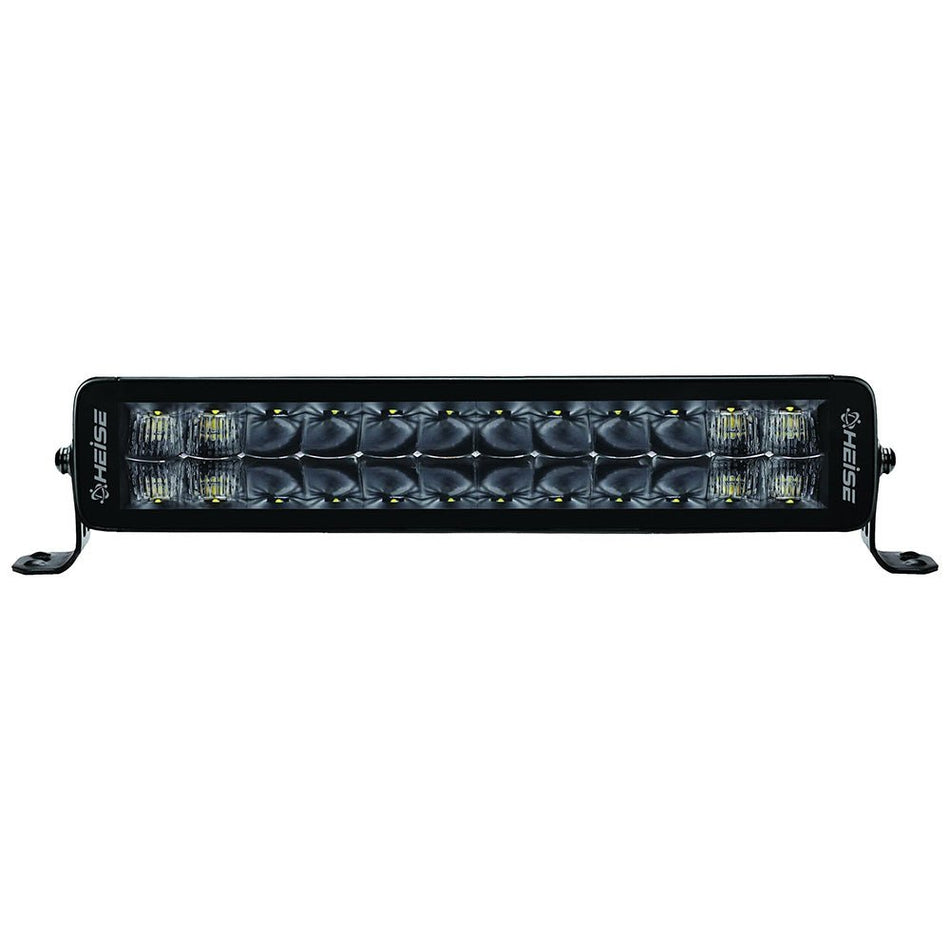 HEISE Dual Row Blackout LED Lightbar - 14" - Get Tight Gear