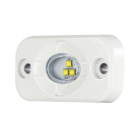 HEISE Marine Auxiliary Accent Lighting Pod - 1.5" x 3" - White/White - Get Tight Gear
