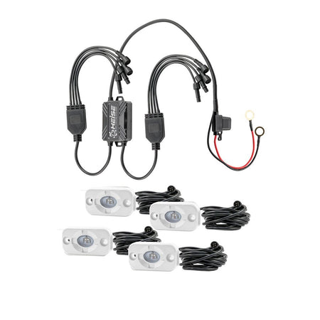 HEISE RBG Accent Light Kit - 4 Pack - Get Tight Gear