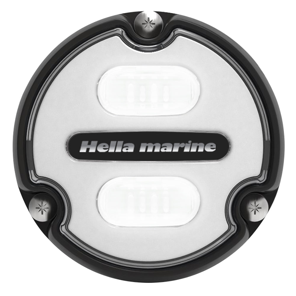 Hella Marine Apelo A1 Blue White Underwater Light - 1800 Lumens - Black Housing - White Lens - Get Tight Gear