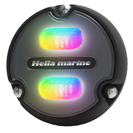 Hella Marine Apelo A1 RGB Underwater Light - 1800 Lumens - Black Housing - Charcoal Lens - Get Tight Gear