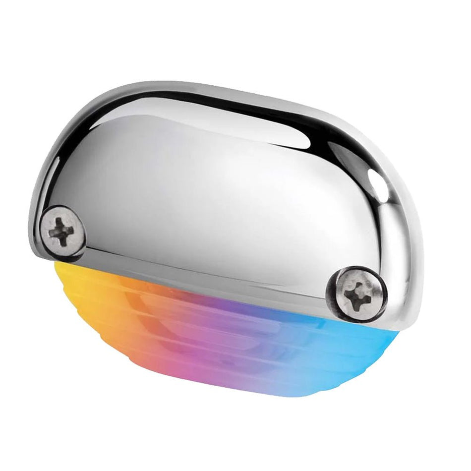 Hella Marine Apelo RGB Step Lamp - Stainless Steel Cap - Get Tight Gear